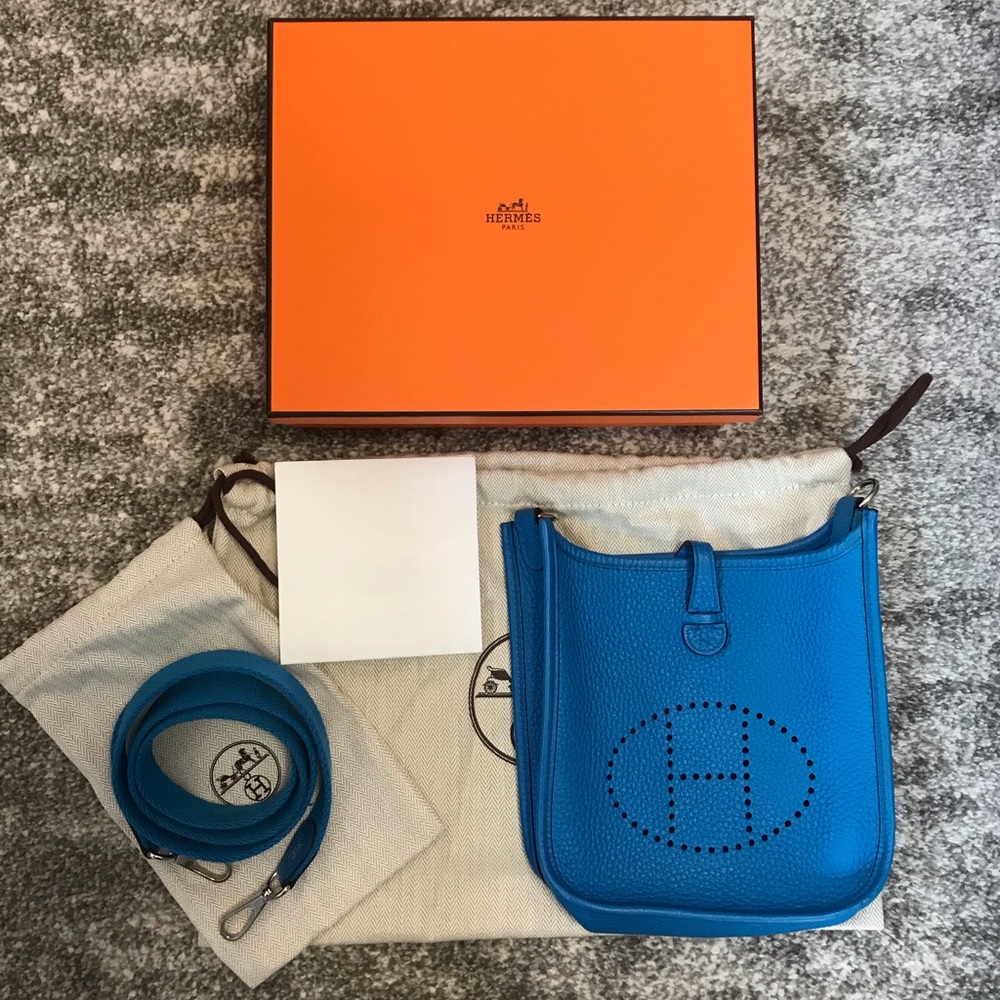 Authentic Hermès mini Evelyne crossbody bag - Picture 2 of 8